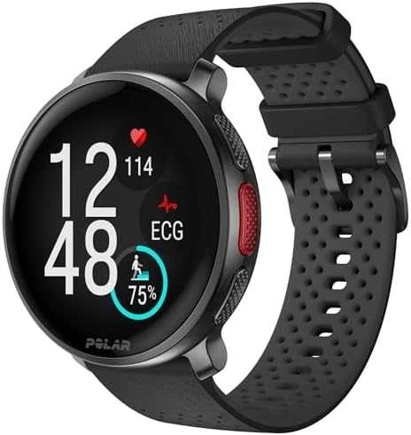Išmanusis laikrodis Polar Vantage V3 S/L. Sidabrinės spalvos korpusas su melsvos spalvos dirželiu