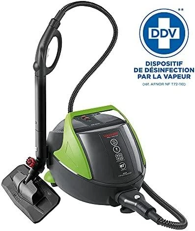Polti | Steam cleaner | PTEU0280 Vaporetto Pro 95_Turbo Flexi | Power 1100 W | Steam pressure 5 bar | Vanduo tank capacity 1.3 L | Juodas/Žalias
