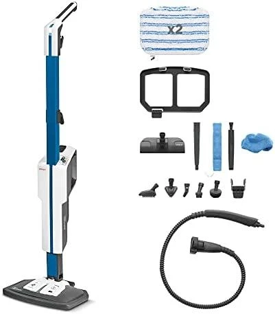 Polti | Garų šluota su integruotu nešiojamu valikliu | PTEU0305 Vaporetto SV620 Style 2-in-1 | Galia 1500 W | Garų slėgis Netaikomas baras | Vanduo bako talpa 0,5 L | Mėlyna/Baltas