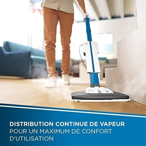 Polti | Garų šluota su integruotu nešiojamu valikliu | PTEU0305 Vaporetto SV620 Style 2-in-1 | Galia 1500 W | Garų slėgis Netaikomas baras | Vanduo bako talpa 0,5 L | Mėlyna/Baltas