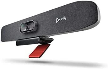 „Poly Studio R30“, garso / vaizdo USB juosta, su automatinio sekimo 120 laipsnių FOV 4K kamera, integruotu garsiakalbiu ir mikrofonu R30