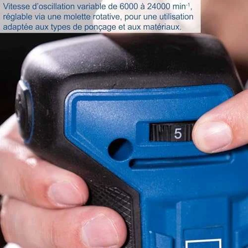 Akumuliatorinis ekscentrinis šlifuoklis C-OBS125-X, korpusas, Scheppach