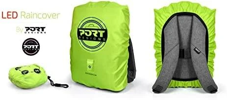 Port Designs 180113 kuprinės užvalkalas Kuprinės užvalkalas nuo lietaus Geltona Nylon 25 L