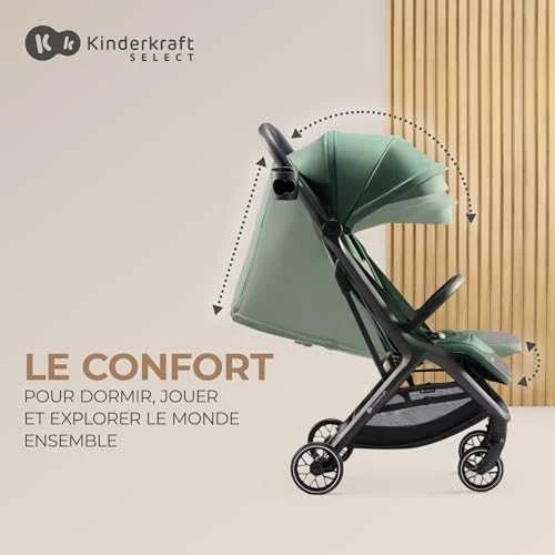 KINDERKRAFT sportinis vežimėlis NUBI 2, sand beige