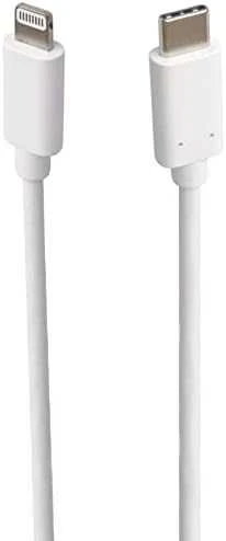 „PremiumCord USB-C“ – žaibo kabelis, 0,5 m baltas (kipod52)