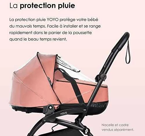 BabyZen Yoyo 2 Bassinet Raincover - uždangalas nuo lietaus Yoyo 2 lopšiui | Baneris