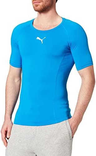 Puma LIGA Baselayer SS vyriški marškinėliai mėlyni 655918 02 (XL)
