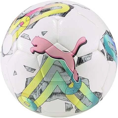 Futbolo kamuolys Puma Orbita 5 Hybrid balta ir-mėlyna 83783 03 (5)