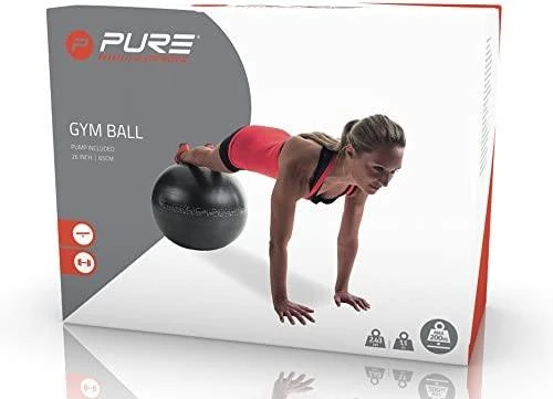 Pure2Improve | Exercise Ball | Juodas | 75 cm
