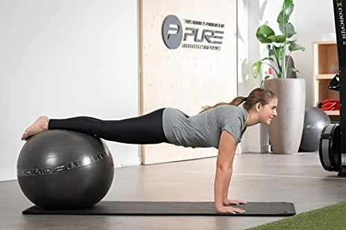 Pure2Improve | Exercise Ball | Juodas | 75 cm