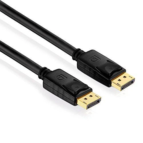 DisplayPort laidas su paauksuotomis jungtimis