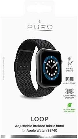 Išmaniojo laikrodžio Apple Watch 1/2/3/4/5/6/SE dirželis, Juodos spalvos, 42/44mm