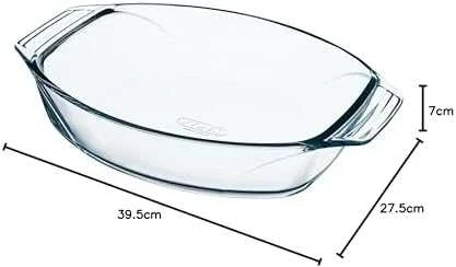 Ovalus skrudintuvas Nenugalimas 40 x 28 cm PYREX