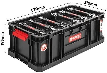 Q-Brick MULTI System TWO BOX 200 dėžė su 6 dėtuvėmis