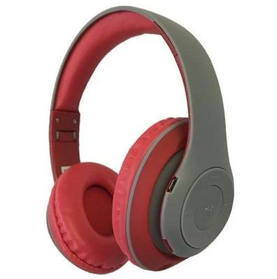 Belaidės Ausinės su FM Radijo imtuvu Omega Freestyle headset FH0916, pilka/raudona