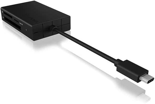 ICYBOX IB-CR401-C3 Icy Box Išorinis kelių kortelių skaitytuvas USB 3.0 Type-C, CF, SD, Micro SD