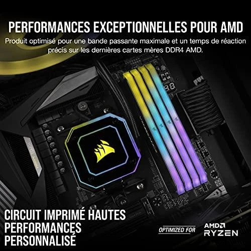 RAM Corsair Vengeance RGB RT atmintis, DDR4, 16 GB, 3200MHz, CL16 (CMN16GX4M2Z3200C16)