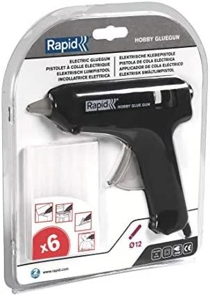 Klijų pistoletas Rapid Hobby + klijai 6 vnt.