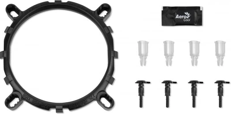 Aušinimo Ventiliatorius - Aerocool PGS Rave 4 FRGB PWM 120mm Juodas
