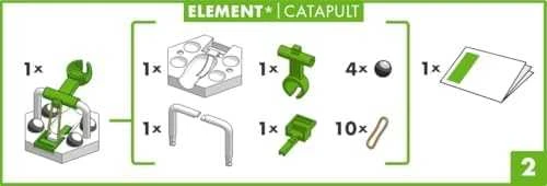 Ravensburger GraviTrax prailginimo rinkinys katapulta
