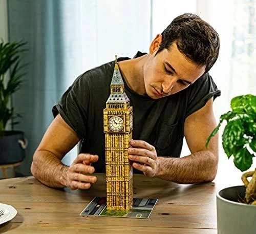 Ravensburger "3D" Dėlionė 216 vnt. - Vestminsterio laikrodžio bokštas (Big Ben)