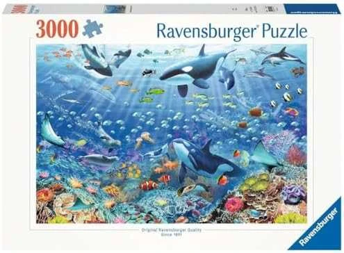 Ravensburger Dėlionė 3000 vnt. - Pramogos po vandeniu