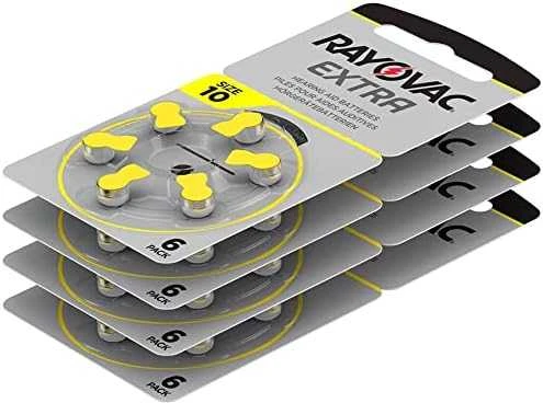 Rayovac Extra elementai klausos aparatams PR70 10, 6 vnt.