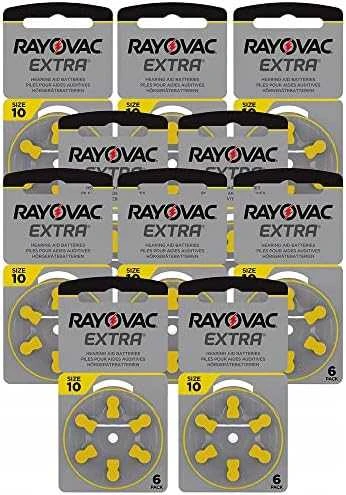 Rayovac Extra elementai klausos aparatams PR70 10, 6 vnt.