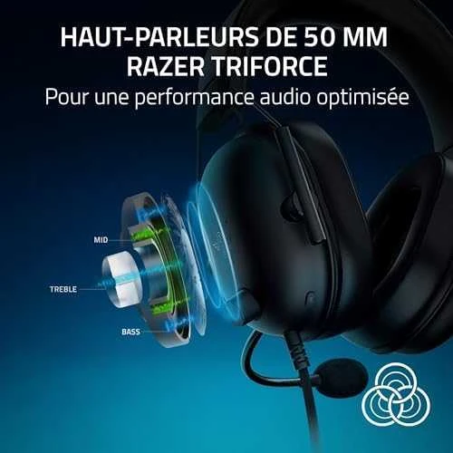 Razer Ausinės Žaidimams | BlackShark V2 X (PlayStation Licensed) | su laidu | Over-Ear | Mikrofonas | Juodas