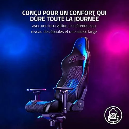 Komfortiška Žaidimų kėdė Razer Enki Gaming Chair, Juoda