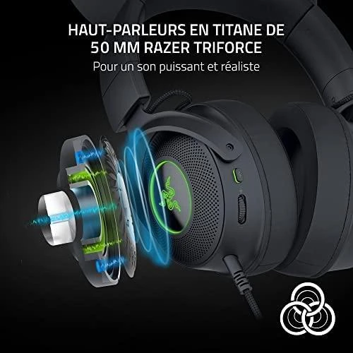 Razer | su laidu | Over-Ear | Ausinės Žaidimams | Kraken V2 Pro, Kitty Edition