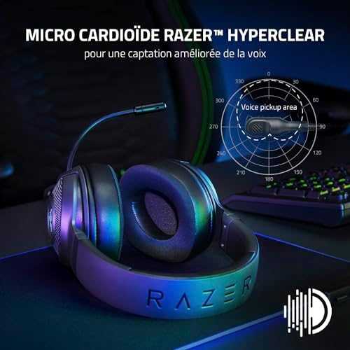 Ultra-Lengvos PC Žaidimų Ausinės Razer Kraken V3 X, Juodos