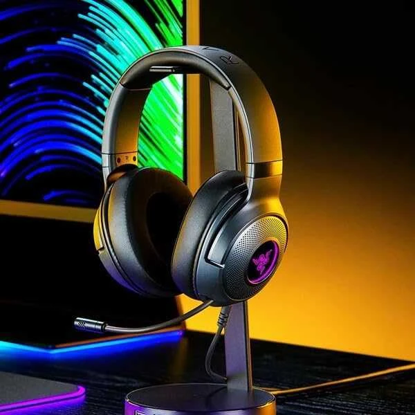 Razer Kraken V3 X žaidimų ausinės su laidu, USB Type-A Juodos