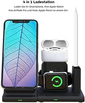 Carruzzo RealPower ChargeAIR Connect Išmanusis telefonas, Išmanusis laikrodis, Planšetinis kompiuteris Juoda USB Belaidis įkrovimas Vidaus