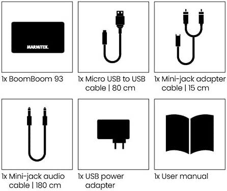 Marmitek BoomBoom 93 10 m Juoda