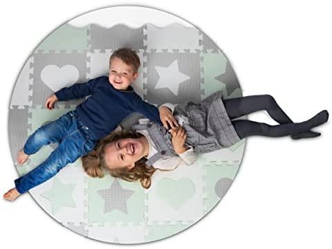 Ricokids Nukido Putplasčio dėlionės kilimėlis 150x150cm 16 vnt.