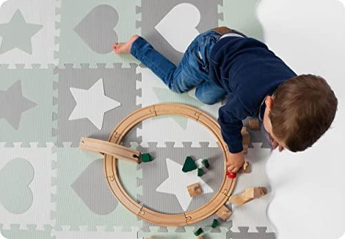 Ricokids Nukido Putplasčio dėlionės kilimėlis 150x150cm 16 vnt.