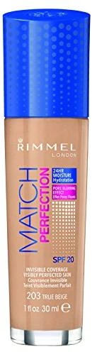 makiažo pagrindas Rimmel London Match Perfection Foundation 203 30ml