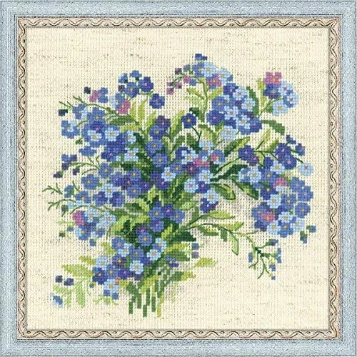 RIOLIS – Create It Yourself – Siuvinėjimo rinkinys „Neužmarštuolės“ 1496 (20x20 cm)