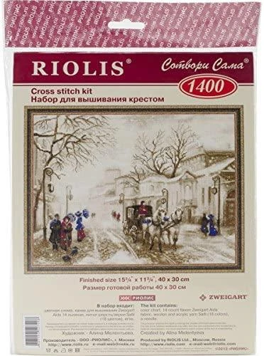 RIOLIS - Create It Yourself - Siuvinėjimo rinkinys „Senoji gatvė“ 1400 (40x30 cm)