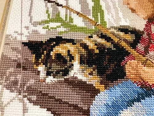 RIOLIS – Create It Yourself – Siuvinėjimo rinkinys „Pažvejokim!“ 1470 (30x30 cm)