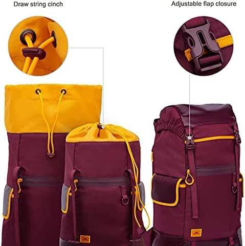 Rivacase Kensington Notebook Backpack 5361 Tinka iki 17.3 ", Backpack for laptop, Burgundy Raudona