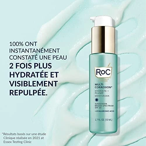ROC Multi Correxion Hydrate & Plump Daily Moisturiser SPF 30 drėkinantis ir putlinantis veido kremas, 50 ml