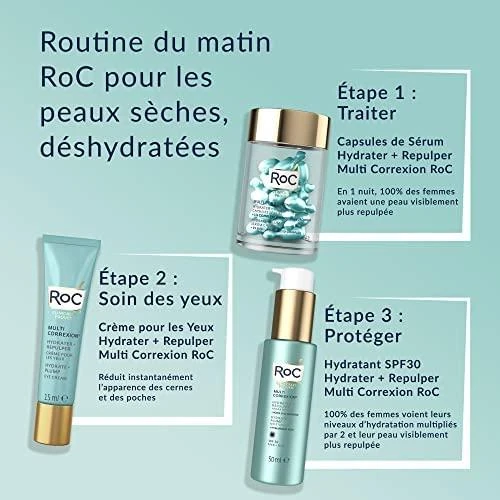 ROC Multi Correxion Hydrate & Plump Daily Moisturiser SPF 30 drėkinantis ir putlinantis veido kremas, 50 ml