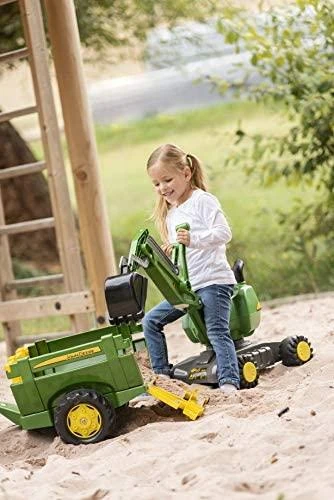 John Deere Rolly Toys traktorius su kaušu