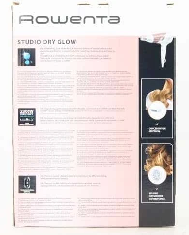 Plaukų Džiovintuvas - Rowenta Studio Dry CV5830F0 Ion Booster 6 Speed/Temp Baltas Rose Gold