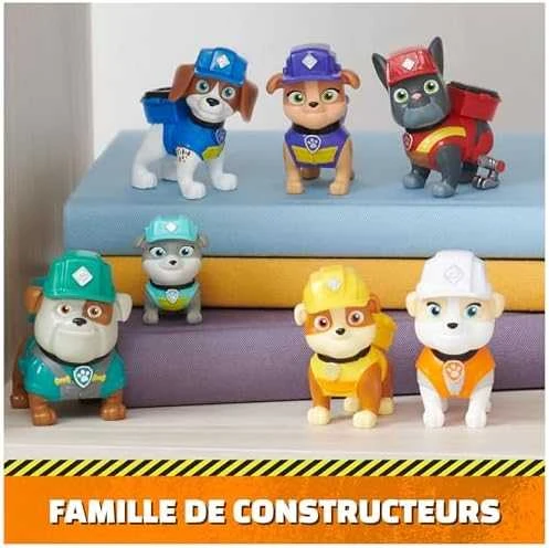 Žaislinių figurėlių rinkinys Spin Master PAW Patrol Rubble&Crew, 7 vnt.