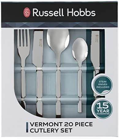 Russell Hobbs RH00855EU Vermont stalo įrankių rinkinys 20vnt Multi ling