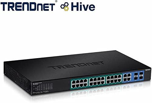 Šakotuvas TRENDnet TPE-2840WS - Tvarkomas - Gigabit Ethernet (10/100/1000) - Visas dvipusis maitinimas per Ethernet (PoE) - Tvirtinimas ant stovo - 1U