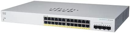 Šakotuvas Cisco CBS220 SMART 24-PORT GE POE - 4X10G SFP+